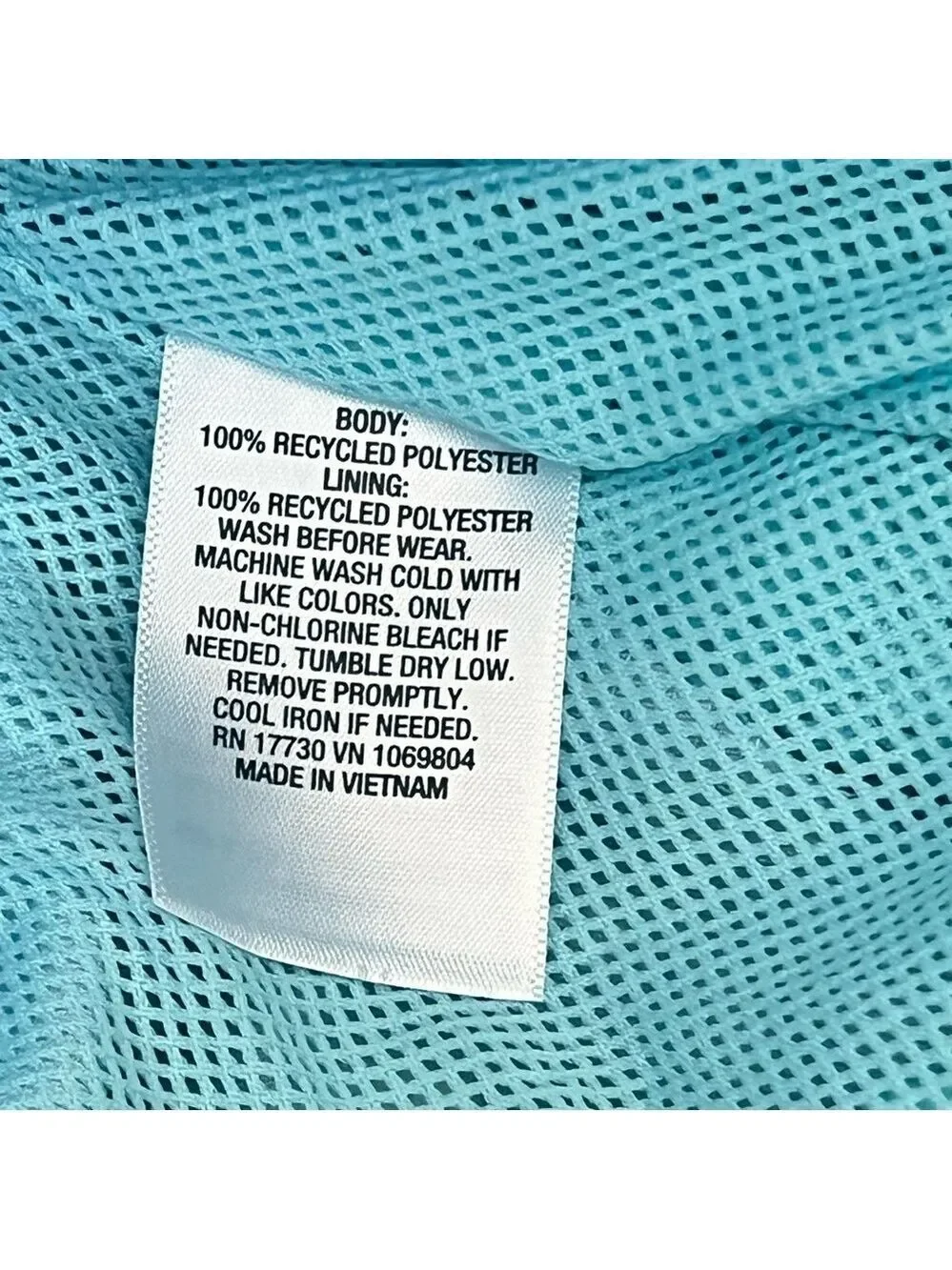 Goodfellow Teal Beach Print Swim Trunks Mens Sz S New